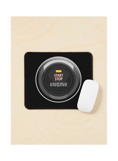 Engine Start Stop Button Mouse Pad Multicolour