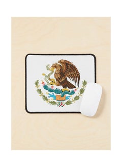 Mexico Mexican Eagle Symbol Mexican Flag Flag Of Mexico Bandera De M%C3%A9Xico Pure And Simple Mouse Pad Multicolour