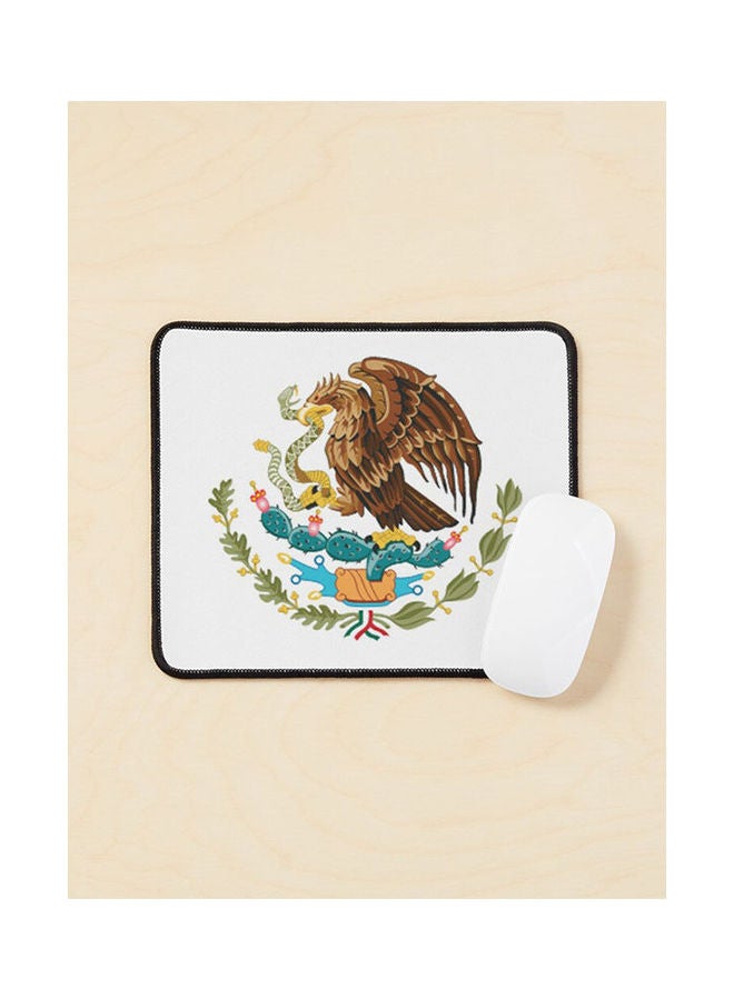 Generic - Mexico Mexican Eagle Symbol Mexican Flag Flag Of Mexico Bandera De M%C3%A9Xico Pure And Simple Mouse Pad Multicolour - Image 1