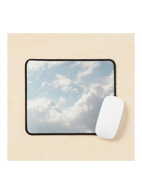Clouds Mouse Pad White