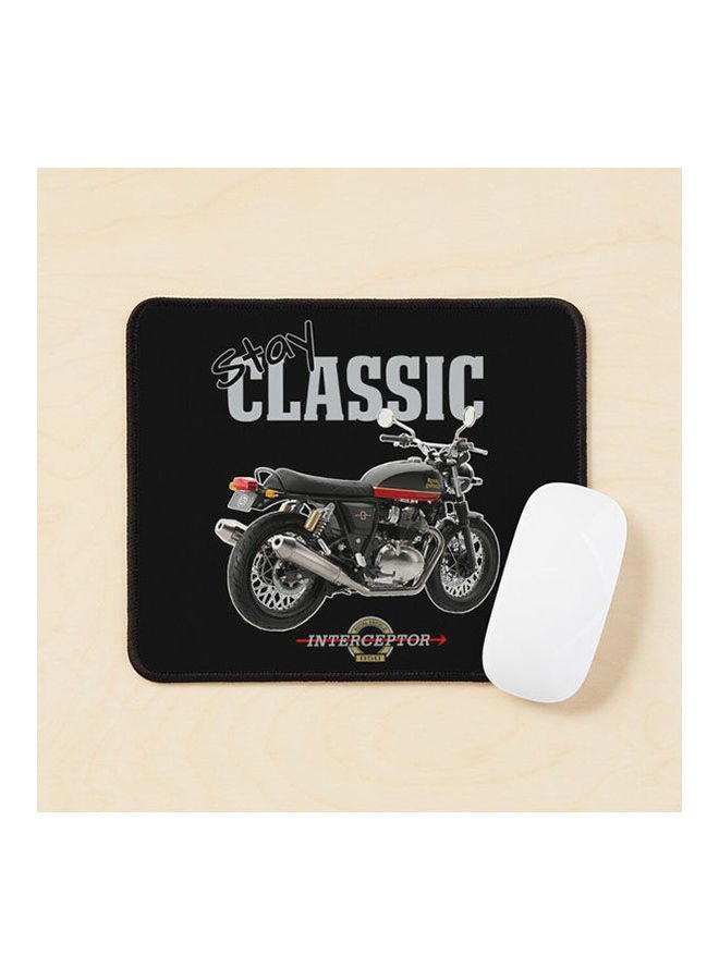 Generic - Royal Enfield Interceptor Designs Mouse Pad Multicolour - Image 1