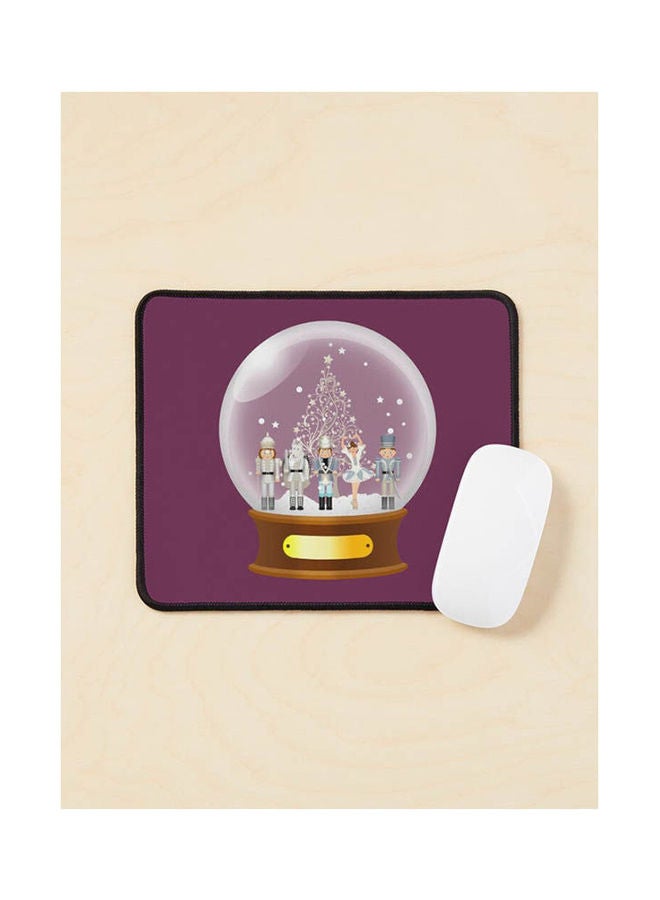 Generic - The Nutcracker Christmas Special Snow Globe Edition Nutcracker Ballet Scene Nutcracker Christmas Eve In A Snow Globe Mouse Pad Multicolour - Image 1