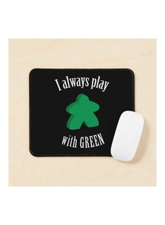 I Always Play With Meeple Board Game Design Mouse Pad Multicolour