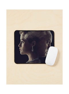 The Crown Netflix Tv Series Poster Claire Foy Is Queen Elizabeth Ii Matt Smith John Lithgow Is Winston Churchill Mouse Pad Multicolour