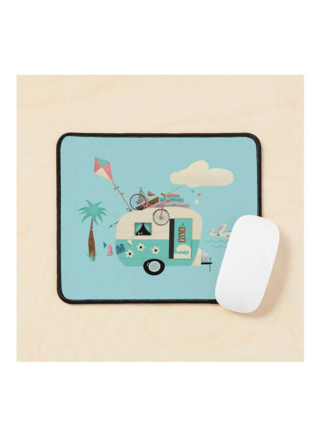 Generic Vintage Camper Mouse Pad Multicolour 