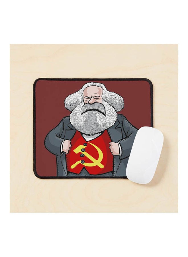 Karl Marx Mouse Pad Multicolour