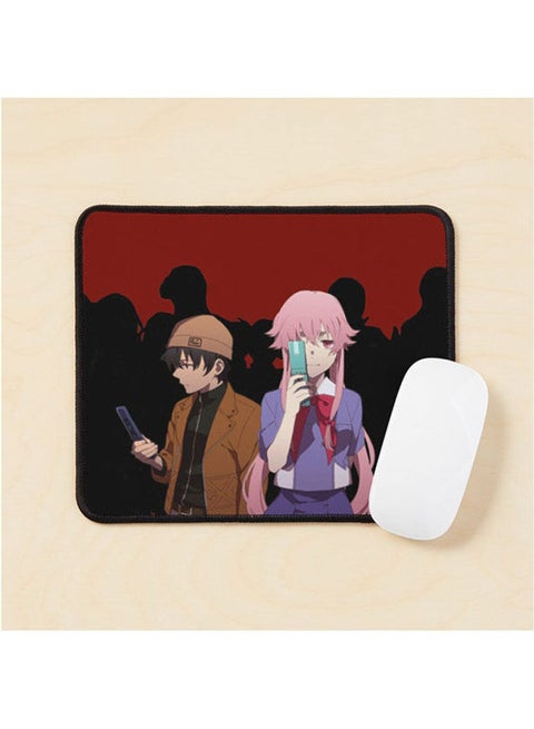 Yuki Yuno And The Diary Holders Mouse Pad Multicolour