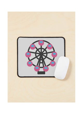 Ferris Wheel Big Wheel Fairground Observation Wheel Gift Mouse Pad Multicolour - v1643475583/N52499292A_1