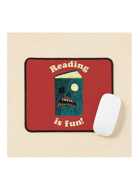Reading Is Fun Mouse Pad Multicolour