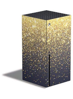Gold Simple Dots Skin For Xbox Series X