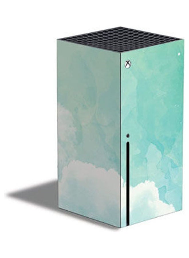 Generic Green Sky Clouds Skin For Xbox Series X 
