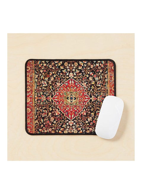 Serapi Heriz Persian Carpet Print Mouse Pad Multicolour