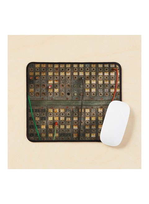 Steampunk Phones The Old Switch Board Mouse Pad Multicolour