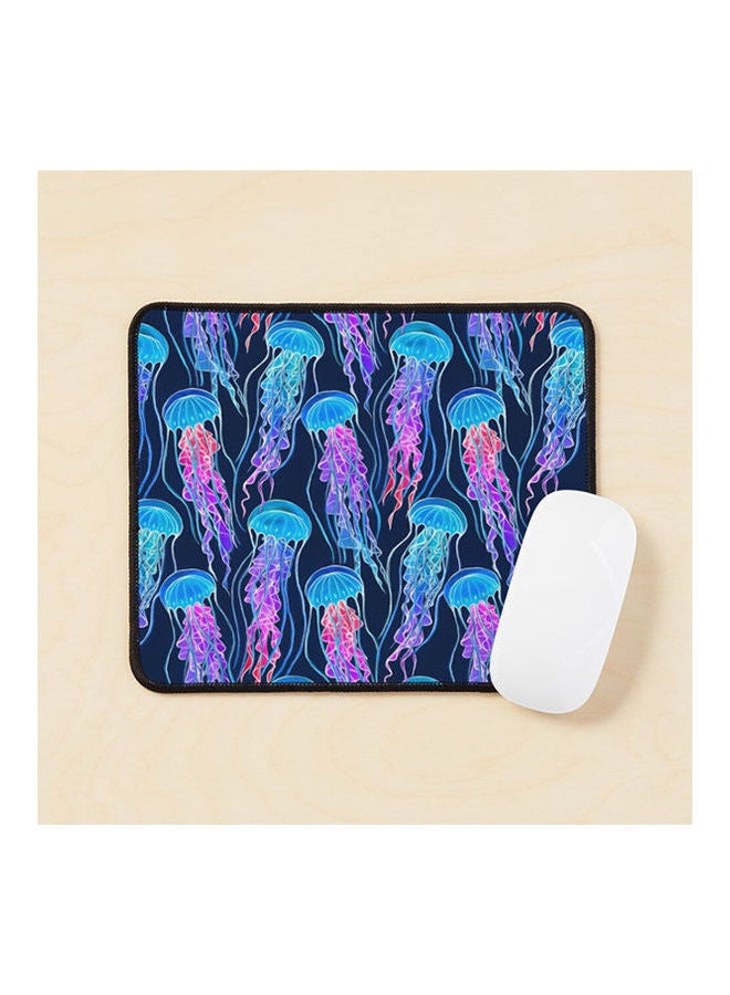 Generic - Luminescent Rainbow Jellyfish On Mouse Pad Multicolour - Image 1