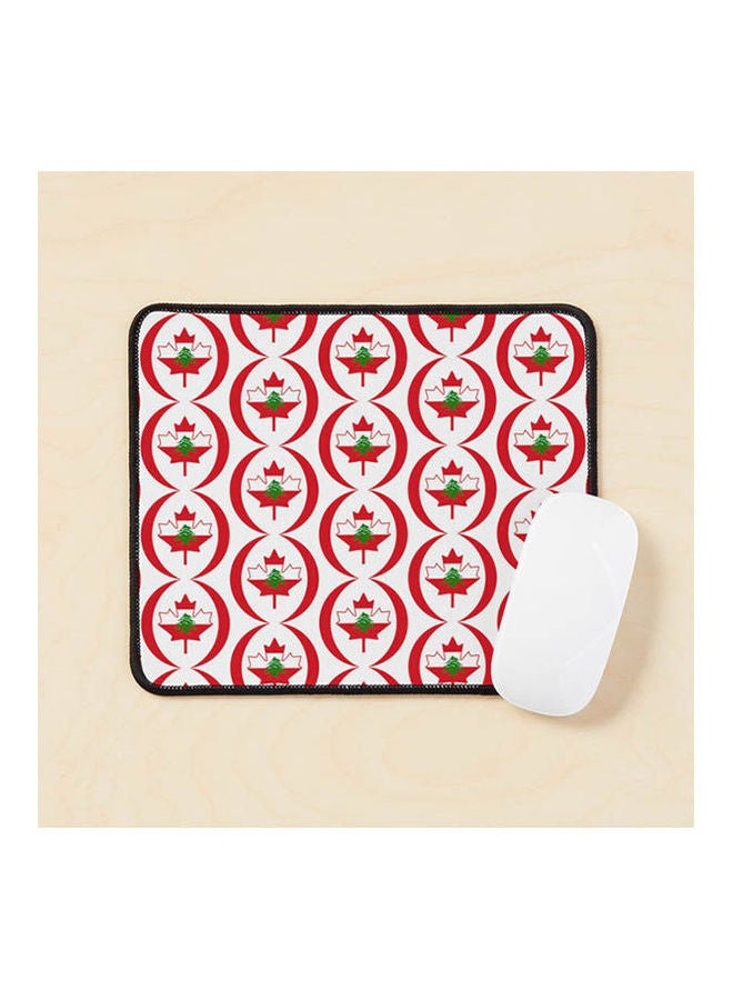 Lebanese Canadian Multinational Patriot Flag Series Mouse Pad Multicolour