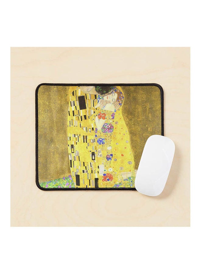 Gustav Klimt S Kiss Mouse Pad Multicolour