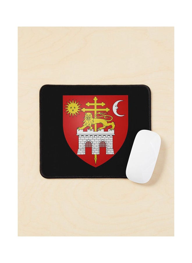 Coat Of Arms Of Albi France Mouse Pad Multicolour