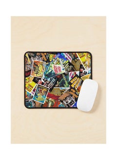 Vintage Sci Fi And Horror Movie Poster Collage Mouse Pad Multicolour
