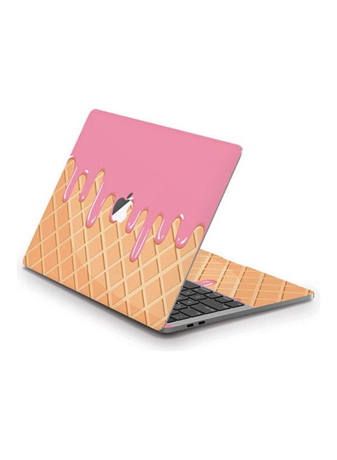 Melted Ice Cream Cone Skin For Macbook Pro 13 2020 Multicolour