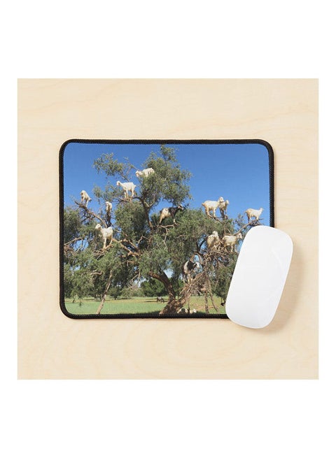 Goats In Trees Mouse Pad Multicolour
