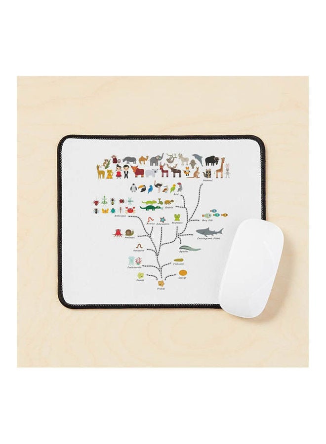 Generic - Evolution Scale From Unicellular Organism To Mammals Evolution In Biology Scheme Mouse Pad Multicolour - Image 1