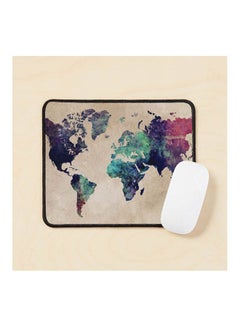 World Map Cold World Mouse Pad Multicolour
