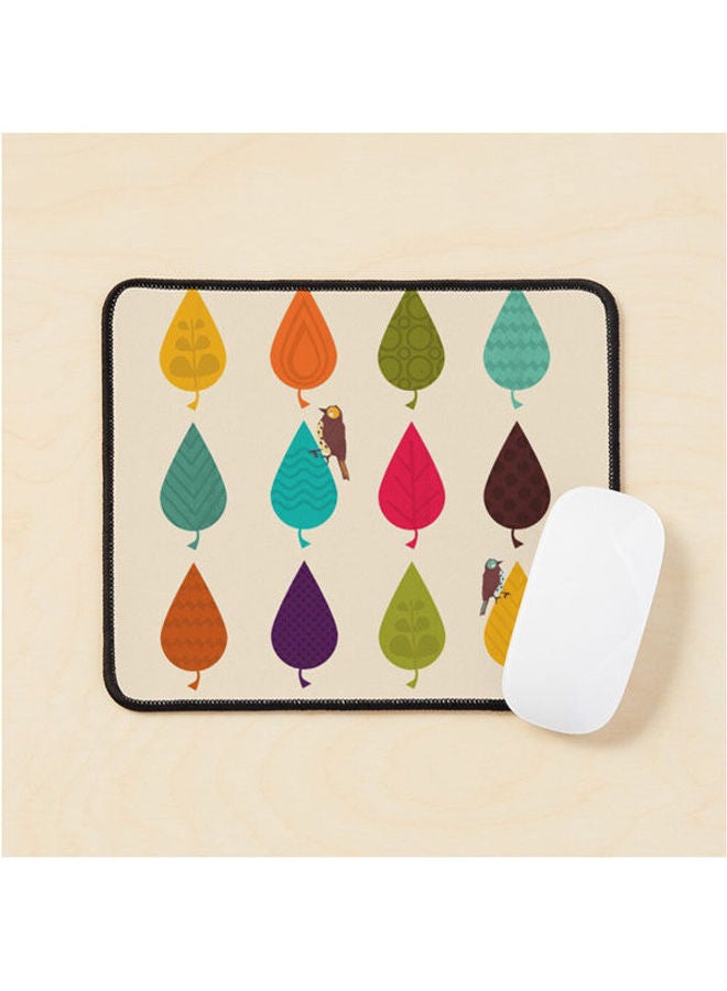 Leaves Mouse Pad Multicolour