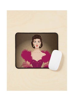 Generic Burgundy Dress Mouse Pad Multicolour 