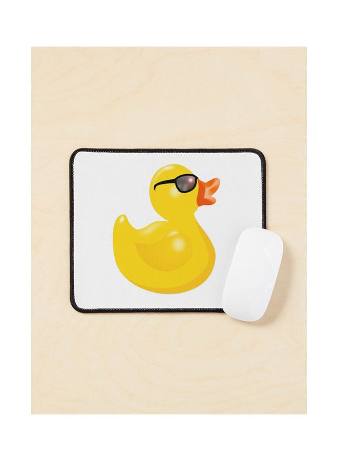 Rubber Duck With Sun Glasses Rubber Duck  Duck Bath Duck Mouse Pad Multicolour