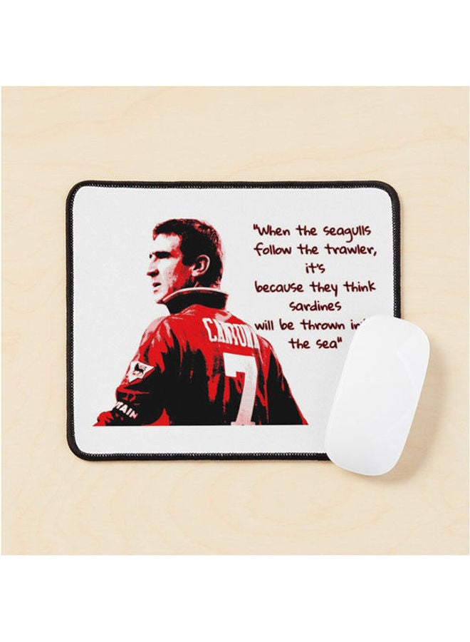 Generic - Eric Cantona When The Seagulls Follow The Trawler Mouse Pad Multicolour - Image 1