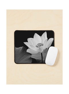 Generic Lotus Flower In  And  Mouse Pad Black 