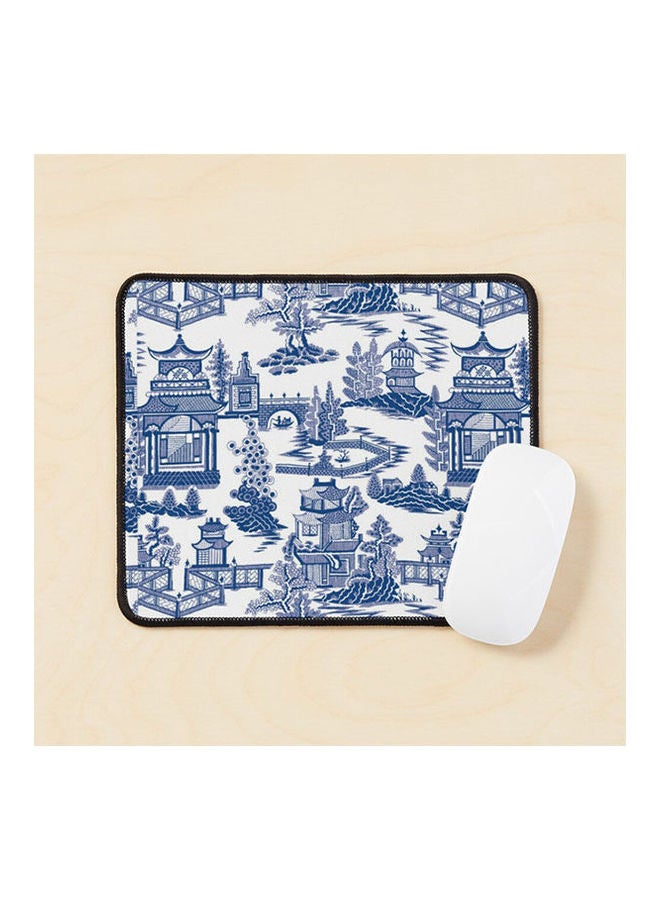 Willow Ancient Ming China  And  Chinoiserie Mouse Pad White