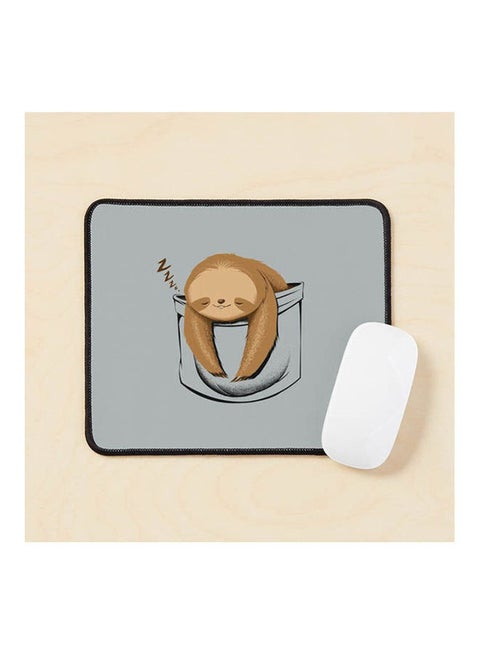 Sloth In A Pocket Mouse Pad Multicolour
