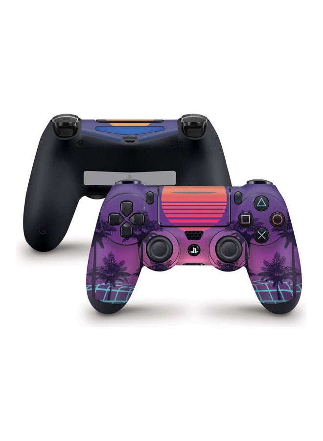 Vaporwave Outrun Retro 80S Skin For Ps4 Controller