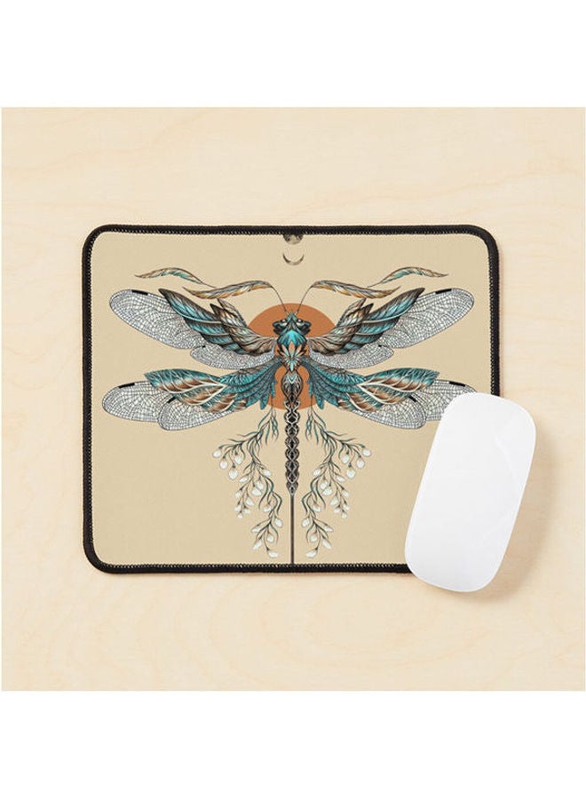 Dragon Fly Tattoo Mouse Pad Multicolour 