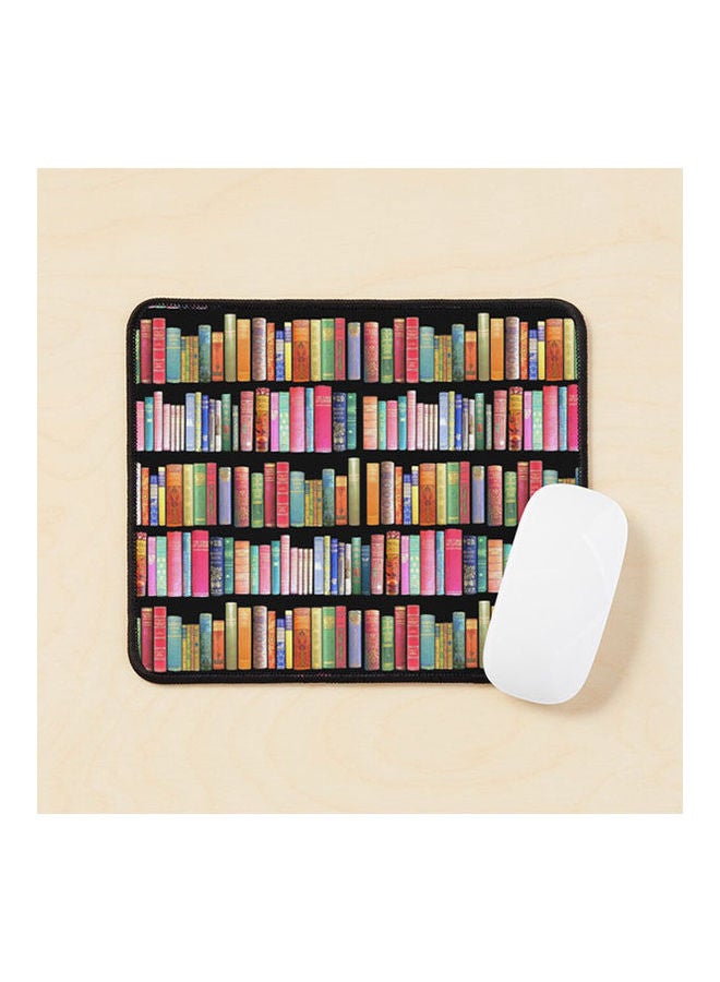 Bookworms Delight Antique Book Library For Bibliophile Mouse Pad Multicolour 