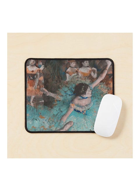 Edgar Degas Swaying Dancer Green Dancer Mouse Pad Multicolour