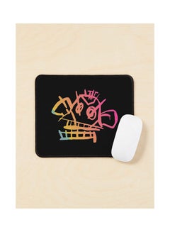 Arcane Jinx Monkey Graffiti Rainbow Version Mouse Pad Multicolour