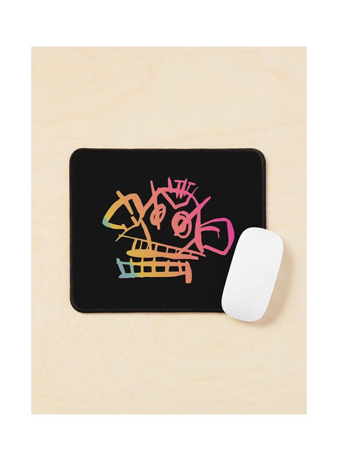 Generic - Arcane Jinx Monkey Graffiti Rainbow Version Mouse Pad Multicolour - Image 1