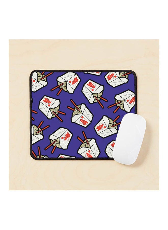 Generic - Take Out Noodles Box Pattern Mouse Pad Multicolour - Image 1