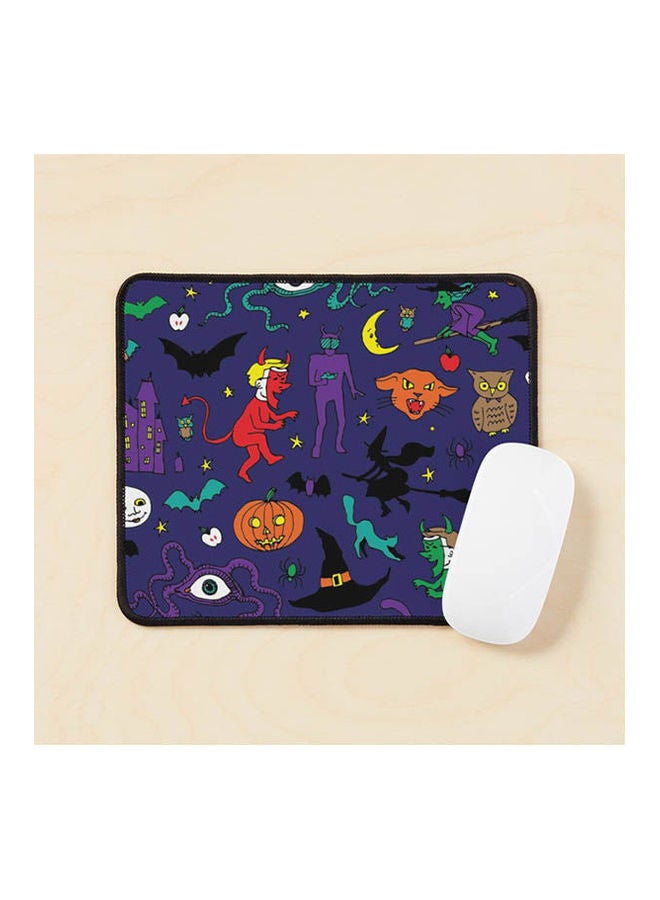 Generic - Retro Halloween Original Halloween Pattern Mouse Pad Multicolour - Image 1