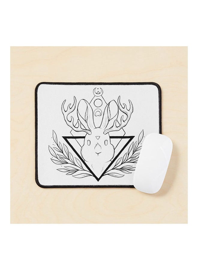 Generic Lunar Rabbit Jackalope Nikury Mouse Pad Multicolour 