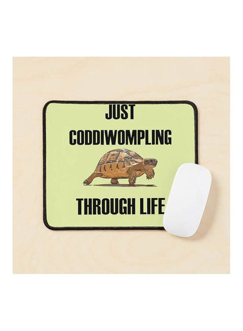 Just Coddiwompling Through Life Tortoise Mouse Pad Multicolour