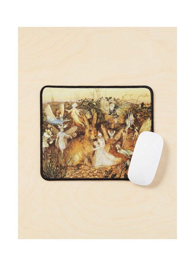 Generic Rabbit Among The Fairies Mouse Pad Multicolour 