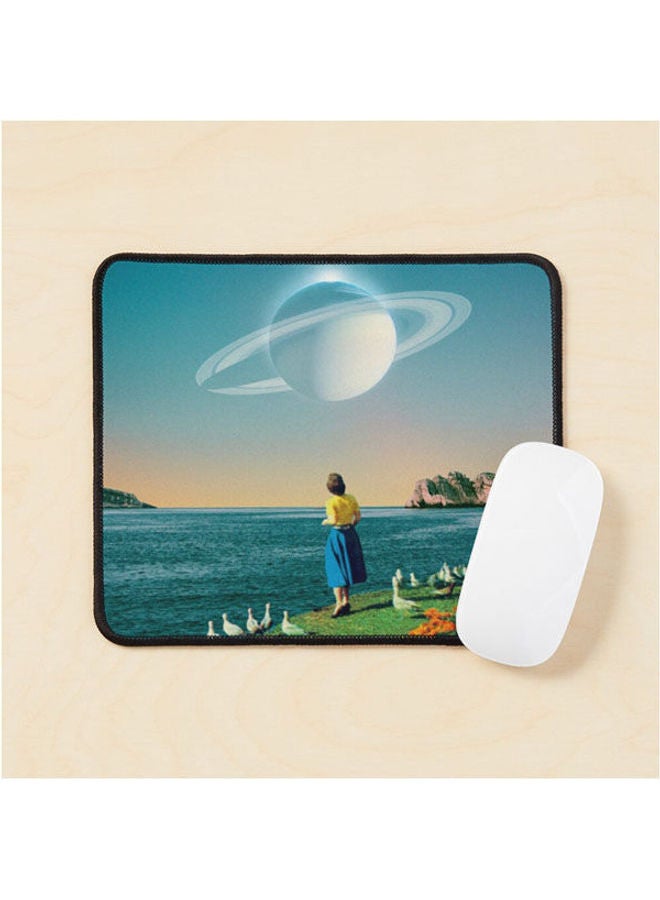 Generic Watching Planets Mouse Pad Multicolour 
