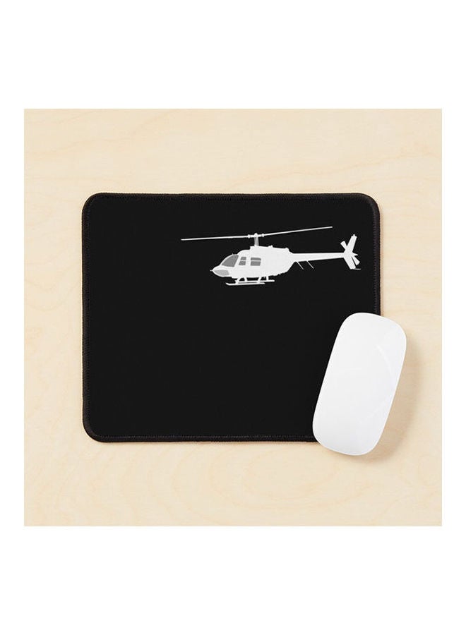 لوحة ماوس مزينة بطبعة مروحية أوربان تشوبر أسود