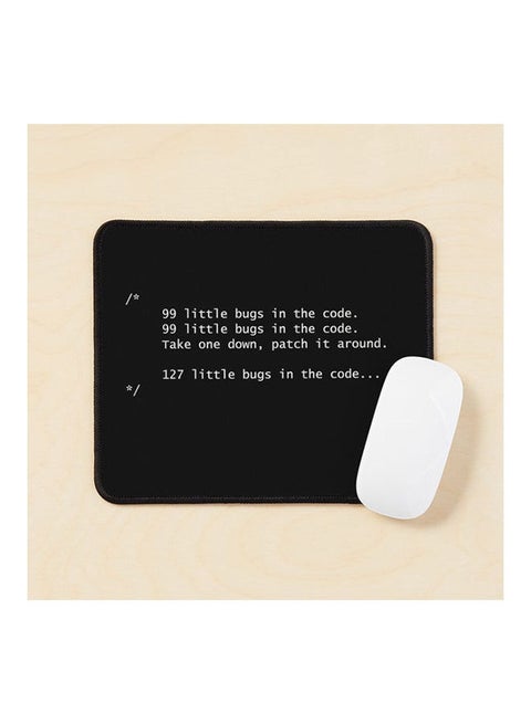 Programmer And Bugs Mouse Pad Multicolour