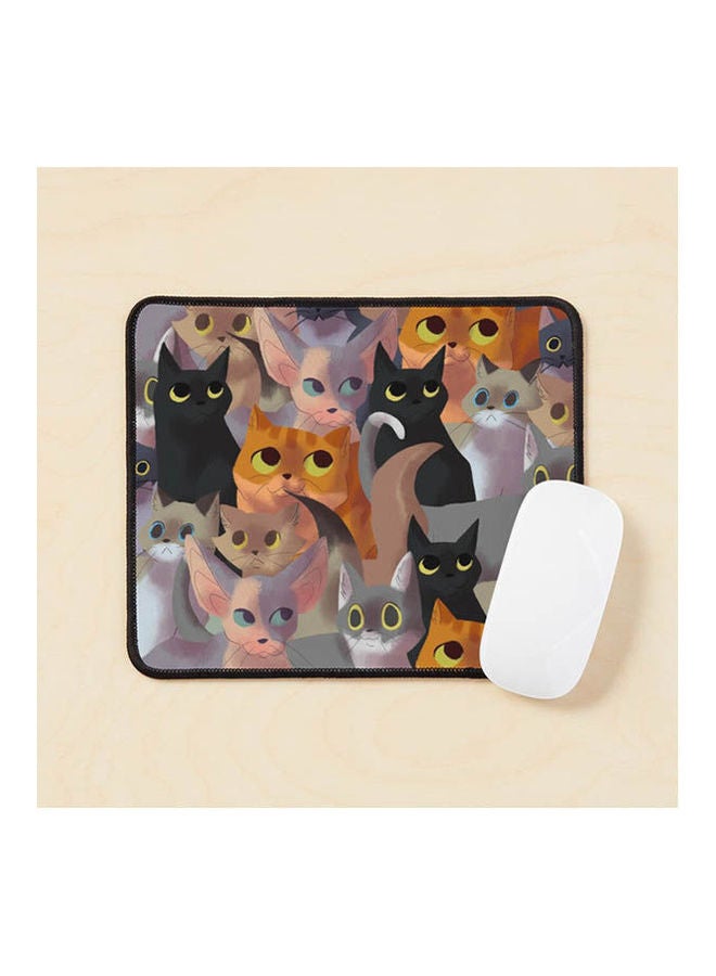 Lotsa Cats Mouse Pad Multicolour