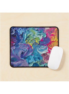 Rainbow Flow Abstraction Mouse Pad Multicolour
