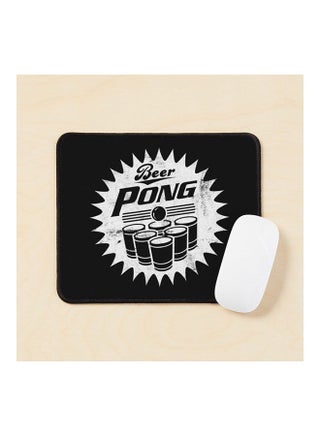 6 Cup Beerpong Logo 1950 1960 Style Used Look Mouse Pad Multicolour - v1643477219/N52506530A_1